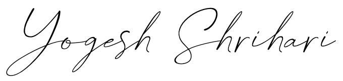 Yogesh Shrihari, Co-Founder signature - Healthcare Privacy Expert